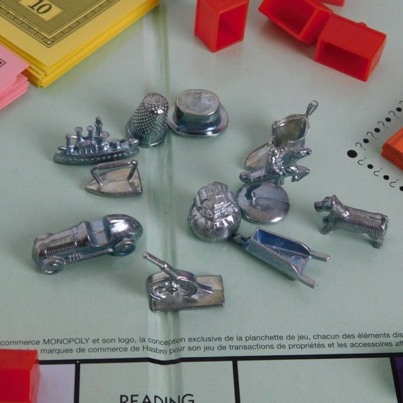 SPECIAL 1999 Monopoly Game 11 Tokens Money Bag plus Original Complete Game - Picture 7 of 12